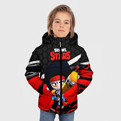 Куртка зимняя для мальчика Мстительница Биби BIBILANTE, цвет: 3D-черный — фото 2