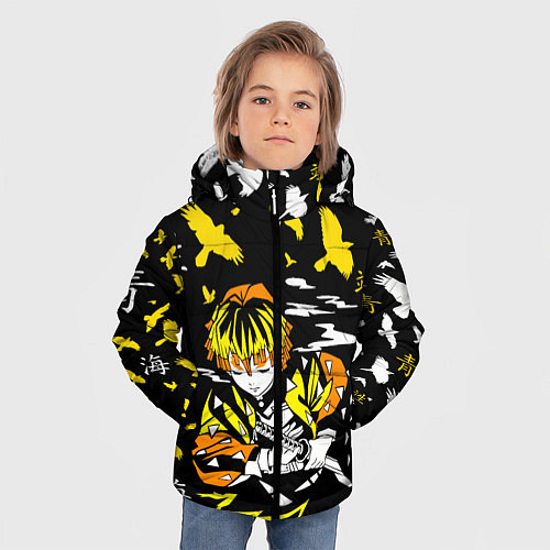 Зимняя куртка для мальчика ЗЕНИЦУ АГАЦУМА / 3D-Черный – фото 3