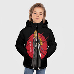 Куртка зимняя для мальчика BLEACH - Rangiku Matsumoto, цвет: 3D-черный — фото 2
