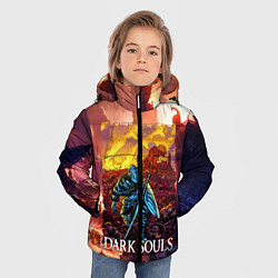 Куртка зимняя для мальчика DARKSOULS RPG, цвет: 3D-черный — фото 2