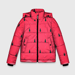 Зимняя куртка для мальчика Текстура арбуза