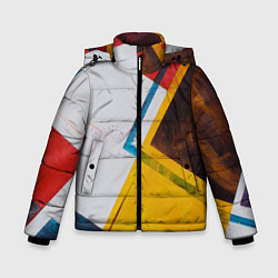 Куртка зимняя для мальчика KVADRO, цвет: 3D-красный