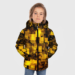 Куртка зимняя для мальчика Неоновый взрыв, цвет: 3D-светло-серый — фото 2