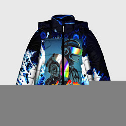 Куртка зимняя для мальчика DAFT PUNK : MUSIC ALIVE, цвет: 3D-черный