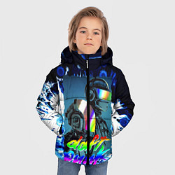 Куртка зимняя для мальчика DAFT PUNK : MUSIC ALIVE, цвет: 3D-черный — фото 2
