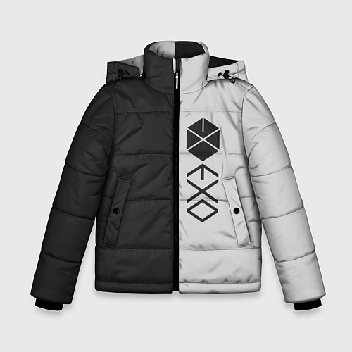 Зимняя куртка для мальчика EXO / 3D-Светло-серый – фото 1