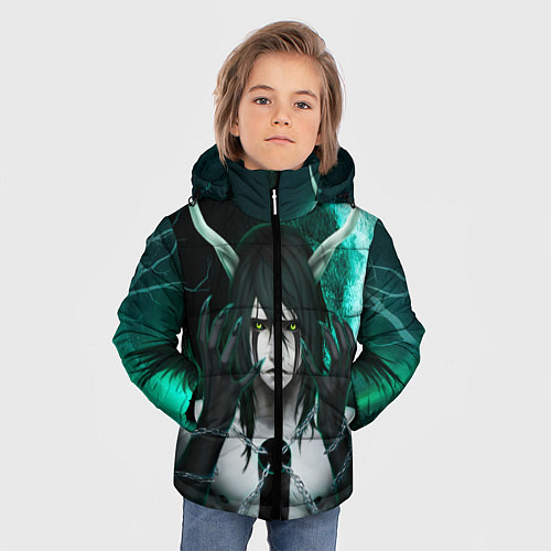 Зимняя куртка для мальчика Ulquiorra Schiffer Bleach / 3D-Черный – фото 3