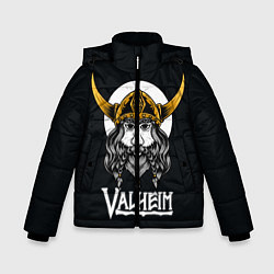 Куртка зимняя для мальчика Valheim Viking, цвет: 3D-черный