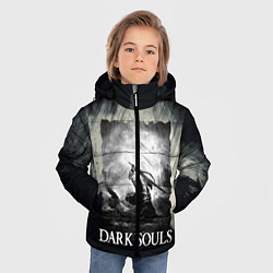 Куртка зимняя для мальчика DARK SOULS 3, цвет: 3D-черный — фото 2
