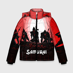 Куртка зимняя для мальчика CYBERPUNK SAMURAI 2077, цвет: 3D-черный