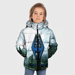 Куртка зимняя для мальчика The Elder Scrolls Довакин, цвет: 3D-черный — фото 2