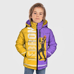 Куртка зимняя для мальчика LeBron, цвет: 3D-черный — фото 2