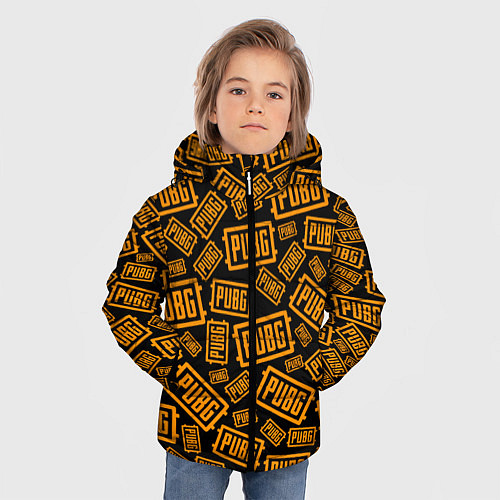 Зимняя куртка для мальчика PUBG ПАБГ УЗОР / 3D-Черный – фото 3