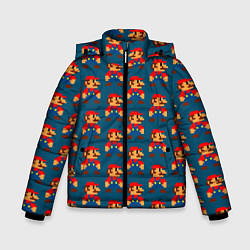 Куртка зимняя для мальчика Марио, цвет: 3D-черный
