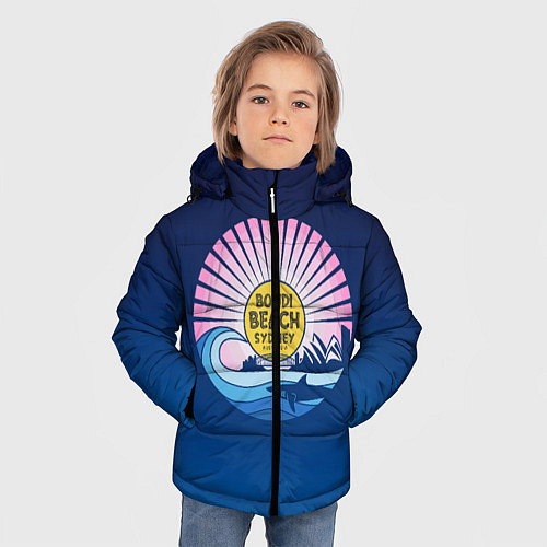 Зимняя куртка для мальчика Bondi Beach Sydney / 3D-Черный – фото 3