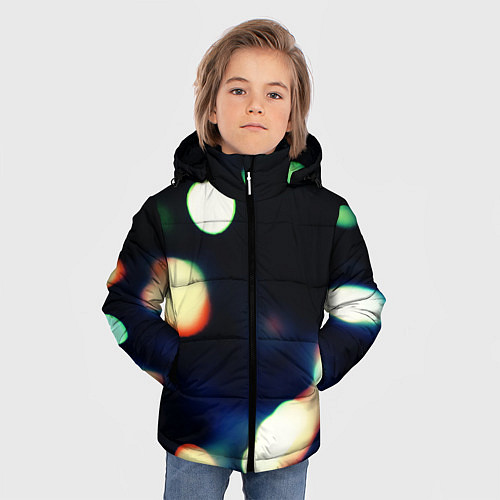 Зимняя куртка для мальчика NIGHT НОЧЬ / 3D-Черный – фото 3