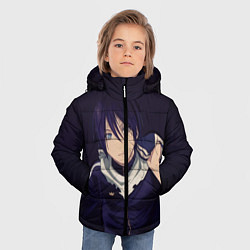 Куртка зимняя для мальчика Ято Бездомный бог, цвет: 3D-черный — фото 2
