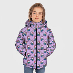 Куртка зимняя для мальчика Among Us Коктейль, цвет: 3D-черный — фото 2