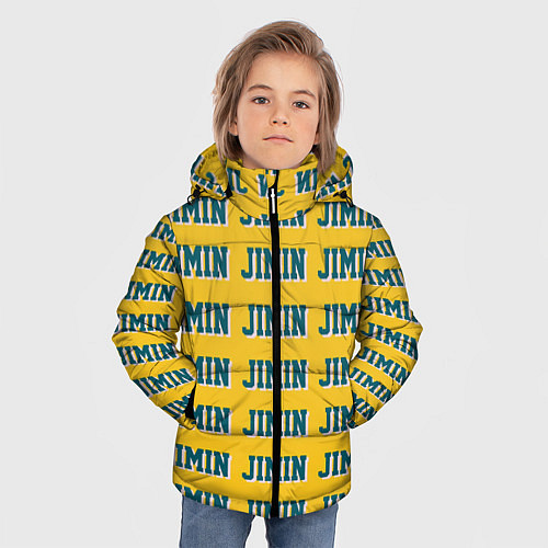 Зимняя куртка для мальчика BTS Jimin / 3D-Черный – фото 3