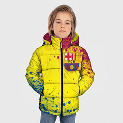 Куртка зимняя для мальчика FC BARCELONA, цвет: 3D-черный — фото 2