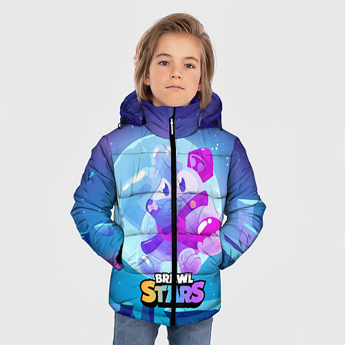 Зимняя куртка для мальчика Сквик Squeak Brawl Stars / 3D-Черный – фото 3