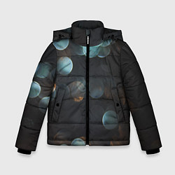 Куртка зимняя для мальчика Боке, цвет: 3D-черный