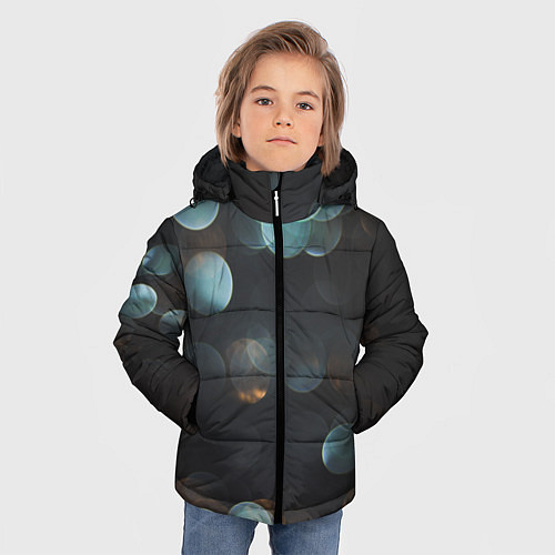 Зимняя куртка для мальчика Боке / 3D-Черный – фото 3