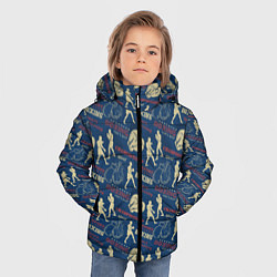 Куртка зимняя для мальчика Боксёр, цвет: 3D-черный — фото 2