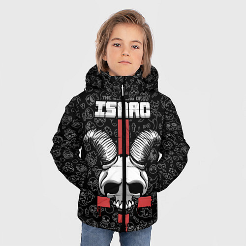 Зимняя куртка для мальчика The Binding of Isaac / 3D-Черный – фото 3