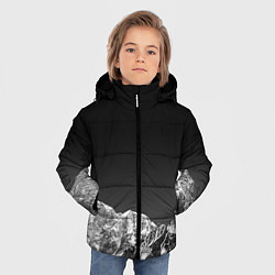 Куртка зимняя для мальчика ГОРЫ В МОЕМ СЕРДЦЕ КАМУФЛЯЖ, цвет: 3D-красный — фото 2