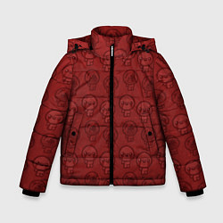 Куртка зимняя для мальчика Isaacs pattern, цвет: 3D-красный
