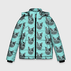 Куртка зимняя для мальчика ШТОШ, цвет: 3D-черный