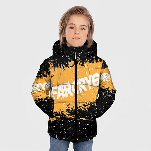 Зимняя куртка для мальчика Far Cry 6 / 3D-Черный – фото 3