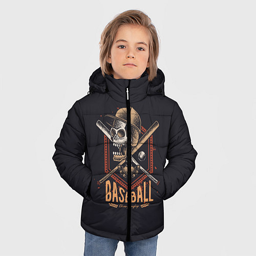 Зимняя куртка для мальчика BASEBALL / 3D-Черный – фото 3