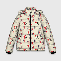 Куртка зимняя для мальчика ММА, цвет: 3D-черный