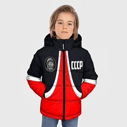 Куртка зимняя для мальчика СССР ГАГАРИН, цвет: 3D-черный — фото 2