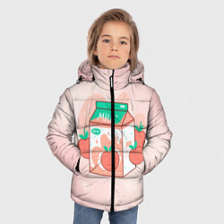 Куртка зимняя для мальчика Персиковое молоко в коробке, цвет: 3D-светло-серый — фото 2
