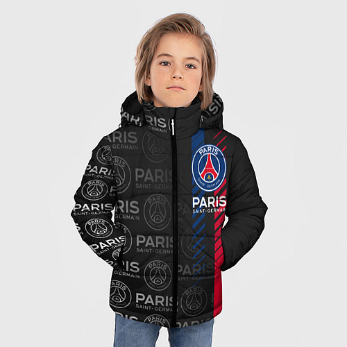 Зимняя куртка для мальчика ФК ПСЖ PARIS SAINT GERMAIN / 3D-Красный – фото 3