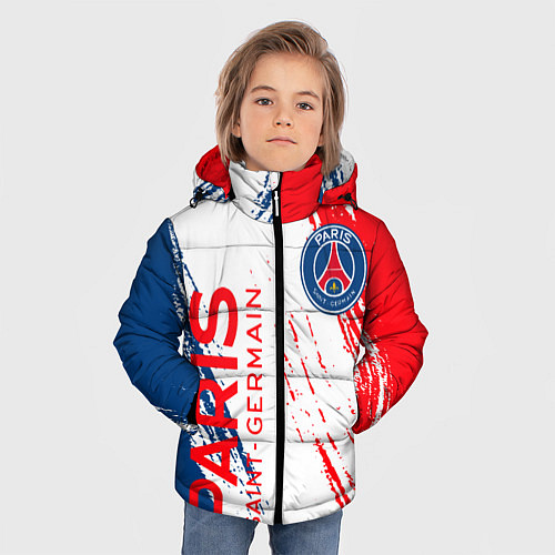 Зимняя куртка для мальчика ФК ПСЖ FC PSG PARIS SG / 3D-Черный – фото 3