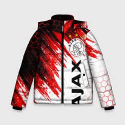Куртка зимняя для мальчика FC AJAX AMSTERDAM ФК АЯКС, цвет: 3D-черный