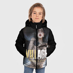 Куртка зимняя для мальчика Леди Альсина Димитреску, цвет: 3D-черный — фото 2