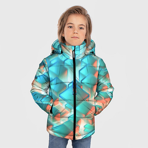 Зимняя куртка для мальчика Пара / 3D-Черный – фото 3