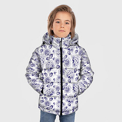 Куртка зимняя для мальчика Узор, цвет: 3D-черный — фото 2