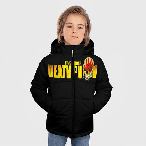 Зимняя куртка для мальчика FFDP Five Finger Death Punch / 3D-Черный – фото 3