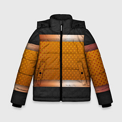 Зимняя куртка для мальчика 3d gold black