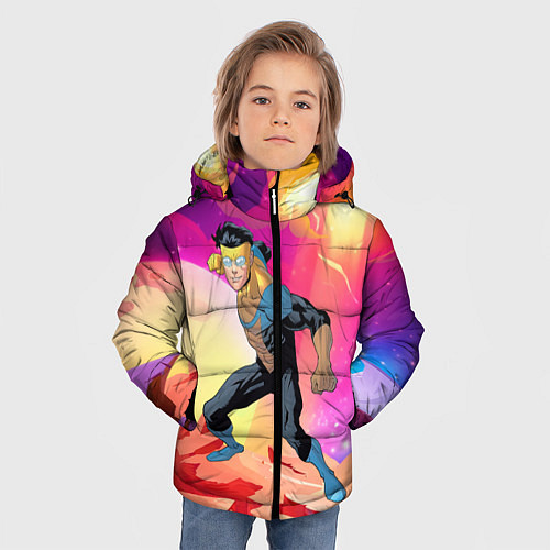 Зимняя куртка для мальчика Марк Грэйсон Неуязвимый / 3D-Черный – фото 3