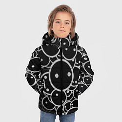 Куртка зимняя для мальчика Smile Texture, цвет: 3D-черный — фото 2