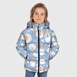 Куртка зимняя для мальчика Счастливые овечки, цвет: 3D-красный — фото 2