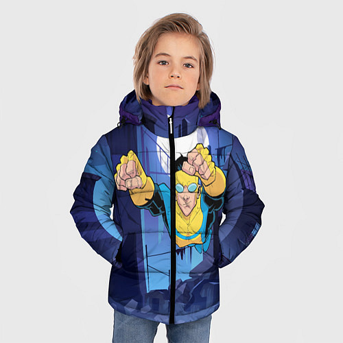 Зимняя куртка для мальчика Марк Грэйсон Неуязвимый / 3D-Черный – фото 3