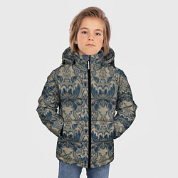 Куртка зимняя для мальчика Классические узоры Versace, цвет: 3D-черный — фото 2